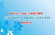 Giải Hóa 12 trang 112 Chân trời Sáng tạo